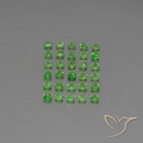 Shop natural 2.74ct Vert éclatant Grenat Tsavorite gems, Carré, from Tanzanie at GemSelect. In stock, global shipping!