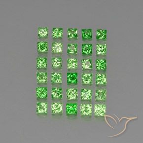 Shop natural 2.96ct Vert Électrique Grenat Tsavorite gems, Carré, from Tanzanie at GemSelect. In stock, global shipping!