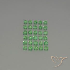 Shop natural 2.62ct Vert moyen Grenat Tsavorite gems, Carré, from Tanzanie at GemSelect. In stock, global shipping!