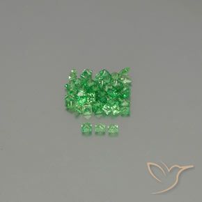 Achetez naturel 2.13ct Vert Électrique Grenat Tsavorite gems, Carré, En provenance Tanzanie chez GemSelect. En stock, livraison internationale!