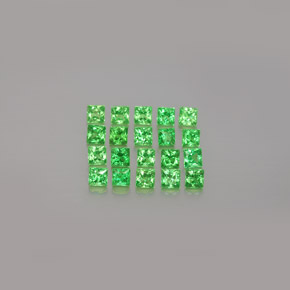 Achetez naturel ct vert grenat tsavorite gems, carré, en provenance tanzanie chez gemselect. en stock, livraison internationale!