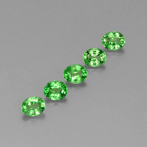 Achetez naturel ct vert grenat tsavorite gems, coupe ovale, en provenance tanzanie chez gemselect. en stock, livraison internationale!