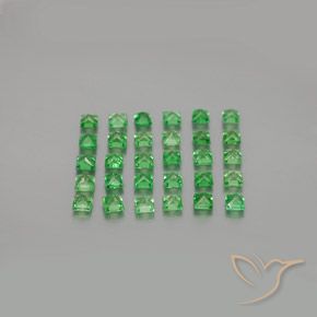 Shop natural 1.73ct Vert clair Grenat Tsavorite gems, Carré, from Tanzanie at GemSelect. In stock, global shipping!
