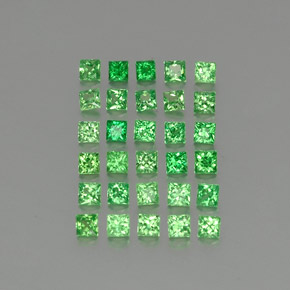 Achetez naturel 1.42ct Vert moyen Grenat Tsavorite gems, Carré, En provenance Tanzanie chez GemSelect. En stock, livraison internationale!