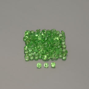 Achetez naturel 1,36ct vert grenat tsavorite gems, coupe roude, en provenance tanzanie chez gemselect. en stock, livraison internationale!