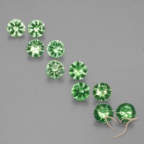 Shop natural 1.91ct Vert clair Grenat Tsavorite gems, Tour, from Tanzanie at GemSelect. In stock, global shipping!