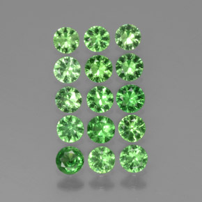 Achetez naturel 1,97ct vert grenat tsavorite gems, coupe roude, en provenance tanzanie chez gemselect. en stock, livraison internationale!