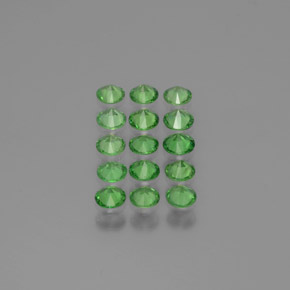 Achetez naturel 1,97ct vert grenat tsavorite gems, coupe roude, en provenance tanzanie chez gemselect. en stock, livraison internationale!