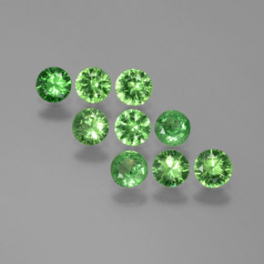 Achetez naturel 1.99ct Vert clair Grenat Tsavorite gems, Coupe roude, En provenance Tanzanie chez GemSelect. En stock, livraison internationale!