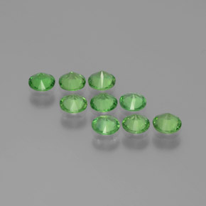 Achetez naturel 1.99ct Vert clair Grenat Tsavorite gems, Coupe roude, En provenance Tanzanie chez GemSelect. En stock, livraison internationale!