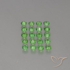 Achetez naturel 2,36ct vert grenat tsavorite gems, coupe roude, en provenance tanzanie chez gemselect. en stock, livraison internationale!