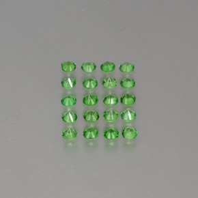 Achetez naturel 1.76ct Vert moyen Grenat Tsavorite gems, Coupe roude, En provenance Tanzanie chez GemSelect. En stock, livraison internationale!