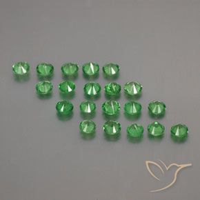 Achetez naturel 1,95ct vert grenat tsavorite gems, coupe roude, en provenance tanzanie chez gemselect. en stock, livraison internationale!