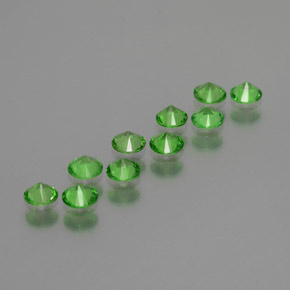 Achetez naturel 1.86ct Vert Électrique Grenat Tsavorite gems, Coupe roude, En provenance Tanzanie chez GemSelect. En stock, livraison internationale!