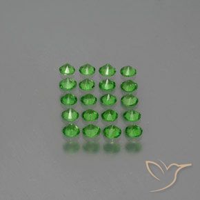 Shop natural 1.70ct Vert Électrique Grenat Tsavorite gems, Tour, from Tanzanie at GemSelect. In stock, global shipping!