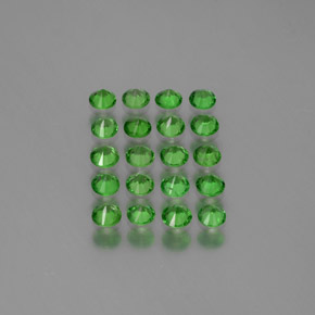 Achetez naturel 2,23ct vert grenat tsavorite gems, coupe roude, en provenance tanzanie chez gemselect. en stock, livraison internationale!