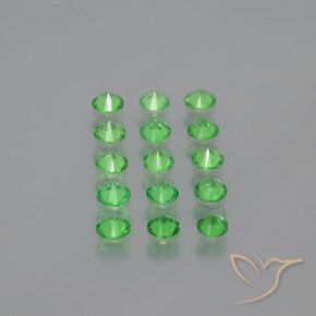 Achetez naturel 2,51ct vert grenat tsavorite gems, coupe roude, en provenance tanzanie chez gemselect. en stock, livraison internationale!