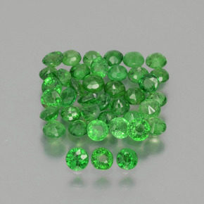 Achetez naturel 2,83ct vert grenat tsavorite gems, coupe roude, en provenance tanzanie chez gemselect. en stock, livraison internationale!