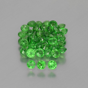 Achetez naturel 2,85ct vert grenat tsavorite gems, coupe roude, en provenance tanzanie chez gemselect. en stock, livraison internationale!