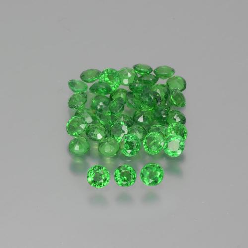 Achetez naturel 2,56ct vert grenat tsavorite gems, coupe roude, en provenance tanzanie chez gemselect. en stock, livraison internationale!
