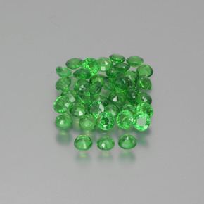 Achetez naturel 2,56ct vert grenat tsavorite gems, coupe roude, en provenance tanzanie chez gemselect. en stock, livraison internationale!