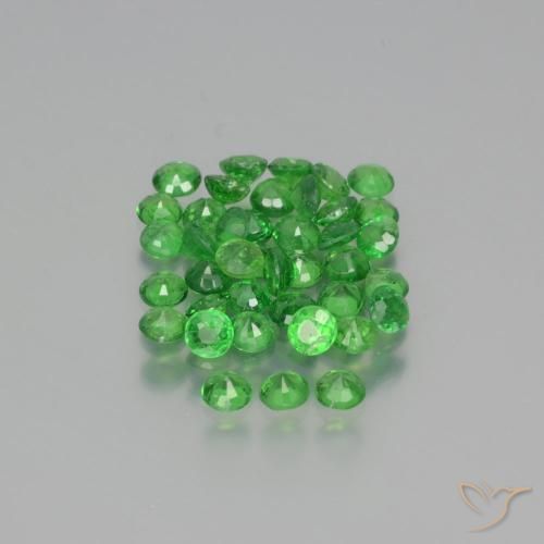 Shop natural 2.76ct Vert Électrique Grenat Tsavorite gems, Tour, from Tanzanie at GemSelect. In stock, global shipping!