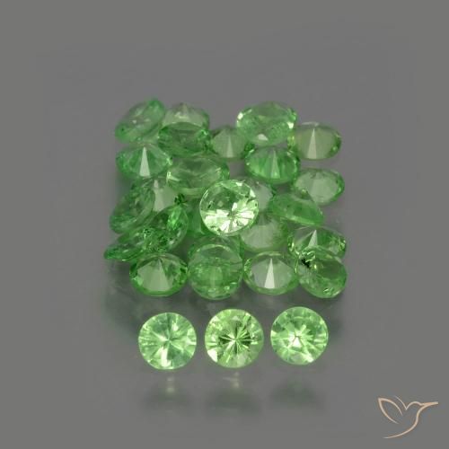 2.51ctw Naturel Vert éclatant Grenat Tsavorite, Tour, VS