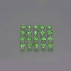 Achetez naturel 1,61ct vert grenat tsavorite gems, coupe roude, en provenance tanzanie chez gemselect. en stock, livraison internationale!