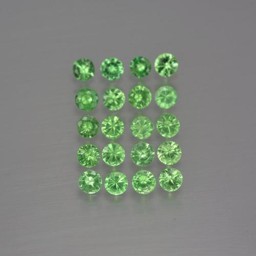 Achetez naturel 1.94ct Vert éclatant Grenat Tsavorite gems, Coupe roude, En provenance Tanzanie chez GemSelect. En stock, livraison internationale!