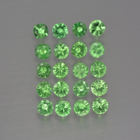 Achetez naturel 1.94ct Vert éclatant Grenat Tsavorite gems, Coupe roude, En provenance Tanzanie chez GemSelect. En stock, livraison internationale!
