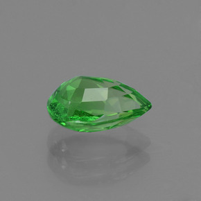 Grenat tsavorite vert naturelle en forme de poire, 1,52 ct, VS