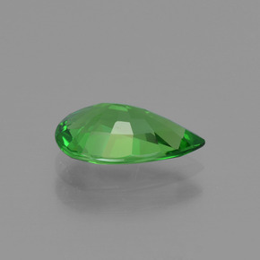 Grenat Tsavorite Vert intense naturelle En forme de poire, 1.26 ct, VVS-VS