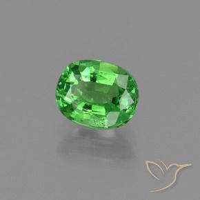 Grenat Tsavorite Vert Électrique naturelle Coupe ovale, 1.08 ct, VS