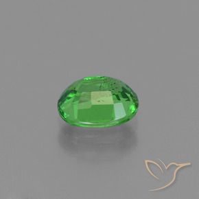 Grenat Tsavorite Vert Électrique naturelle Coupe ovale, 1.08 ct, VS
