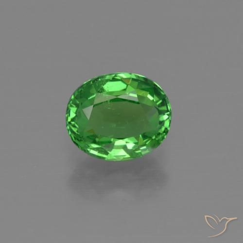 1.21ct Naturel Vert clair Grenat Tsavorite, ovale, VS