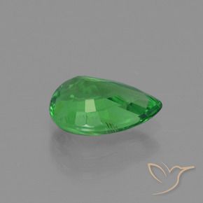 Grenat Tsavorite Vert clair naturelle En forme de poire, 1.09 ct, VS-SI