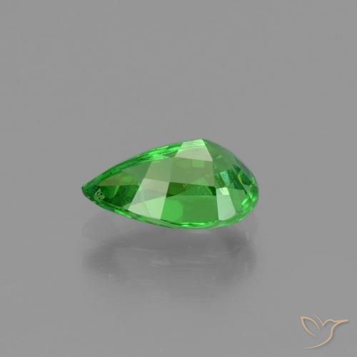 Grenat Tsavorite Vert clair naturelle En forme de poire, 1.07 ct, VS