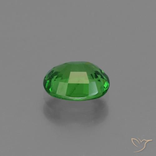 Grenat Tsavorite Vert Électrique naturelle ovale, 1.10 ct, VS
