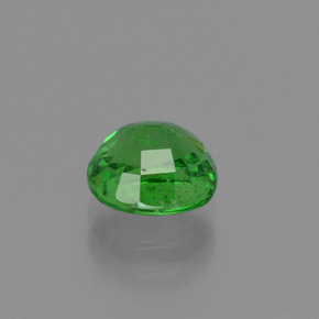 Grenat tsavorite vert naturelle coupe ovale, 1,51 ct, VS-SI