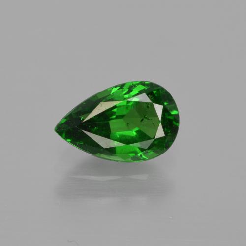 Grenat Tsavorite Vert forêt clair naturelle En forme de poire, 1.10 ct, VS