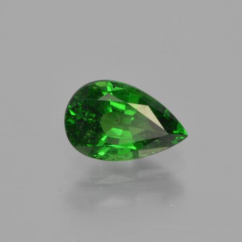 Grenat Tsavorite Vert forêt clair naturelle En forme de poire, 1.10 ct, VS