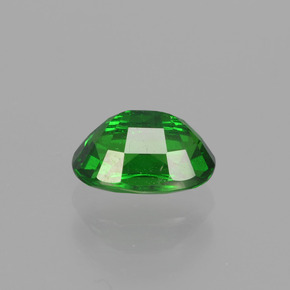 Grenat tsavorite vert naturelle coupe ovale, 1,15 ct, VS
