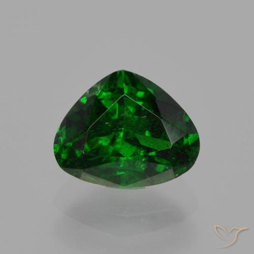 1.31ct Naturel Forêt verte Grenat Tsavorite, En forme de poire, SI
