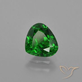 Grenat tsavorite vert naturelle en forme de poire, 1,06 ct, VS-SI