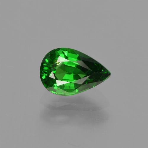 Grenat Tsavorite Vert forêt clair naturelle En forme de poire, 0.96 ct, SI