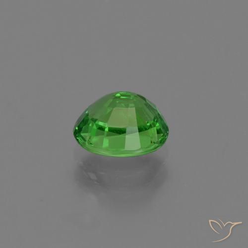 Grenat Tsavorite Vert Électrique naturelle ovale, 1.04 ct, VS