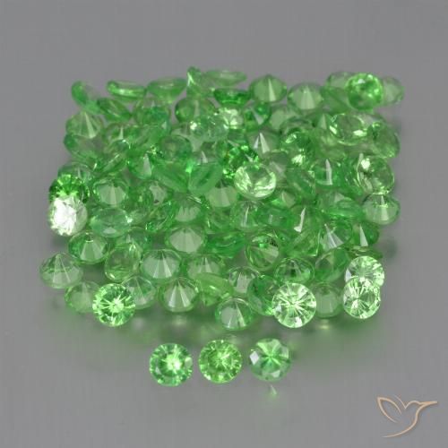 4.75ctw Naturel Vert éclatant Grenat Tsavorite, Tour, VS