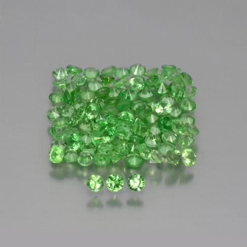 Achetez naturel 3.74ct Vert éclatant Grenat Tsavorite gems, Coupe roude, En provenance Kenya chez GemSelect. En stock, livraison internationale!