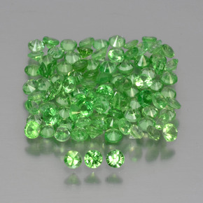 Achetez naturel 3.74ct Vert éclatant Grenat Tsavorite gems, Coupe roude, En provenance Kenya chez GemSelect. En stock, livraison internationale!