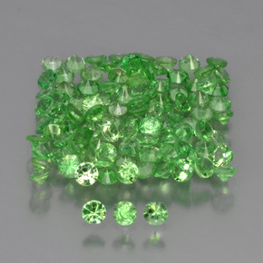 Achetez naturel 3,73ct vert grenat tsavorite gems, coupe roude, en provenance kenya chez gemselect. en stock, livraison internationale!